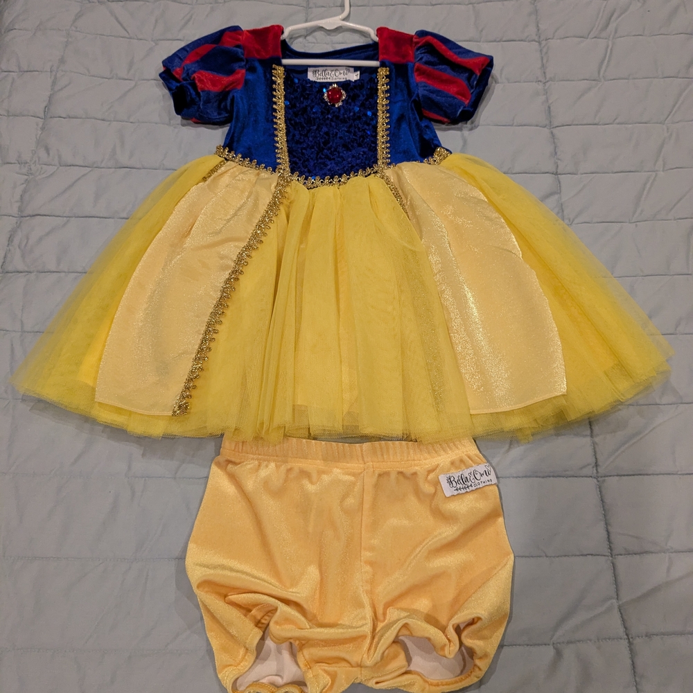 Bella Omi Snow White Dress With Bloomers